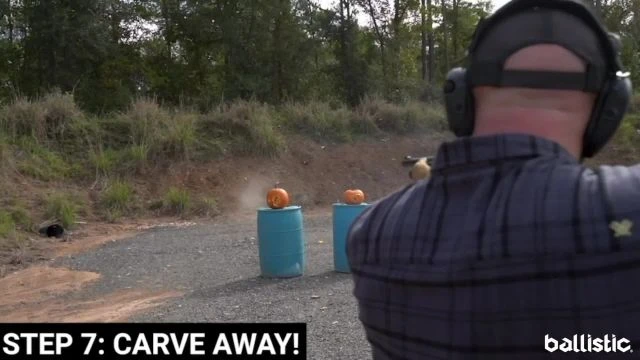 Destroying Pumpkins for Halloween With an FN P12 Shotgun