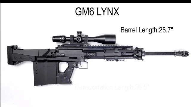 GM6 Lynx: Testing the Semi-Auto, .50 BMG Anti-Material Bullpup Rifle