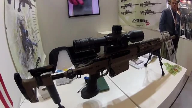 Milipol 2013 - Voere LBW M2 .338 Lapua Rifle